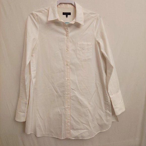 Rag and Bone womens white button down long sleeve dress shirt SP - Picture 6 of 12